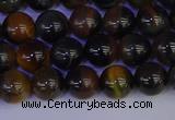 CTE1802 15.5 inches 8mm round blue iron tiger beads wholesale