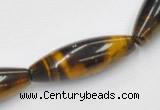 CTE35 15.5 inches 10*30mm rice shape blue tiger eye beads wholesale