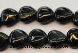 CTE650 15.5 inches 16*16mm heart blue tiger eye beads wholesale