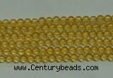 CTG116 15.5 inches 2mm round tiny citrine gemstone beads wholesale