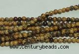 CTG117 15.5 inches 2mm round tiny leopard skin jasper beads wholesale