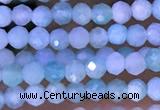 CTG1307 15.5 inches 2mm faceted round amazonite beads wholesale