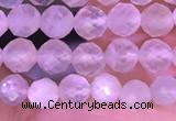 CTG1352 15.5 inches 4mm faceted round white moonstone beads