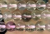 CTG1588 15.5 inches 4mm round fluorite gemstone beads wholesale