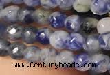 CTG2216 15 inches 2mm,3mm faceted round sodalite gemstone