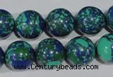 CTU1818 15.5 inches 18mm round synthetic turquoise beads