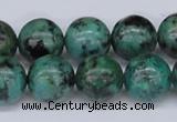 CTU430 15.5 inches 14mm round African turquoise beads wholesale