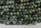 CTU480 15.5 inches 4mm round African turquoise beads wholesale