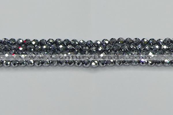 CTZ611 15.5 inches 6mm faceted round terahertz beads wholesale