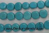 CWB750 15.5 inches 9mm freeform howlite turquoise beads wholesale