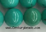 CWB867 15.5 inches 12mm round howlite turquoise beads wholesale