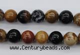 CWJ262 15.5 inches 8mm round wood jasper gemstone beads wholesale