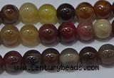 CWJ501 15.5 inches 6mm round Xinjiang wood jasper beads wholesale