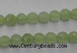 CXJ102 15.5 inches 8mm faceted round New jade beads wholesale