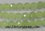 CXJ162 15.5 inches 8mm faceted round New jade beads wholesale