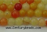 CYJ620 15.5 inches 4mm round yellow jade beads wholesale