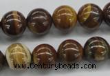 CZJ172 15.5 inches 12mm round iron zebra jasper beads wholesale