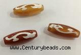 DZI425 10*28mm drum tibetan agate dzi beads wholesale