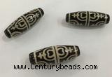 DZI511 10*30mm drum tibetan agate dzi beads wholesale