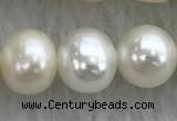 FWP73 15 inches 7mm - 8mm potato white freshwater pearl strands