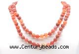 GMN8015 18 - 36 inches 8mm, 10mm fire agate 54, 108 beads mala necklaces