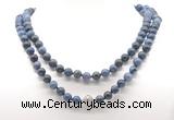 GMN8041 18 - 36 inches 8mm, 10mm dumortierite 54, 108 beads mala necklaces