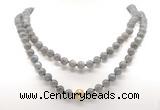 GMN8043 18 - 36 inches 8mm, 10mm grade A labradorite 54, 108 beads mala necklaces