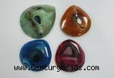 NGP1252 40*50mm - 55*65mm freeform agate gemstone pendants wholesale