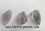 NGP5567 18*40mm - 23*58mm teardrop lavender amethyst pendants