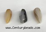 NGP5571 18*40mm - 23*58mm teardrop agate gemstone pendants