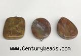 NGP5752 30*40mm freeform agate gemstone pendants wholesale