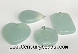 NGP5762 25*35mm - 30*40mm freefrom gemstone pendants wholesale