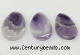 NGP5855 30*50mm - 40*60mm freeform dogtooth amethyst pendants