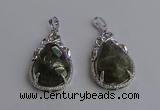 NGP6621 22*30mm faceted teardrop labradorite gemstone pendants