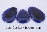 NGP879 5PCS 40-45mm*50-65mm freeform agate gemstone pendants