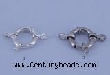 SSC203 5pcs 13.5mm 925 sterling silver spring rings clasps